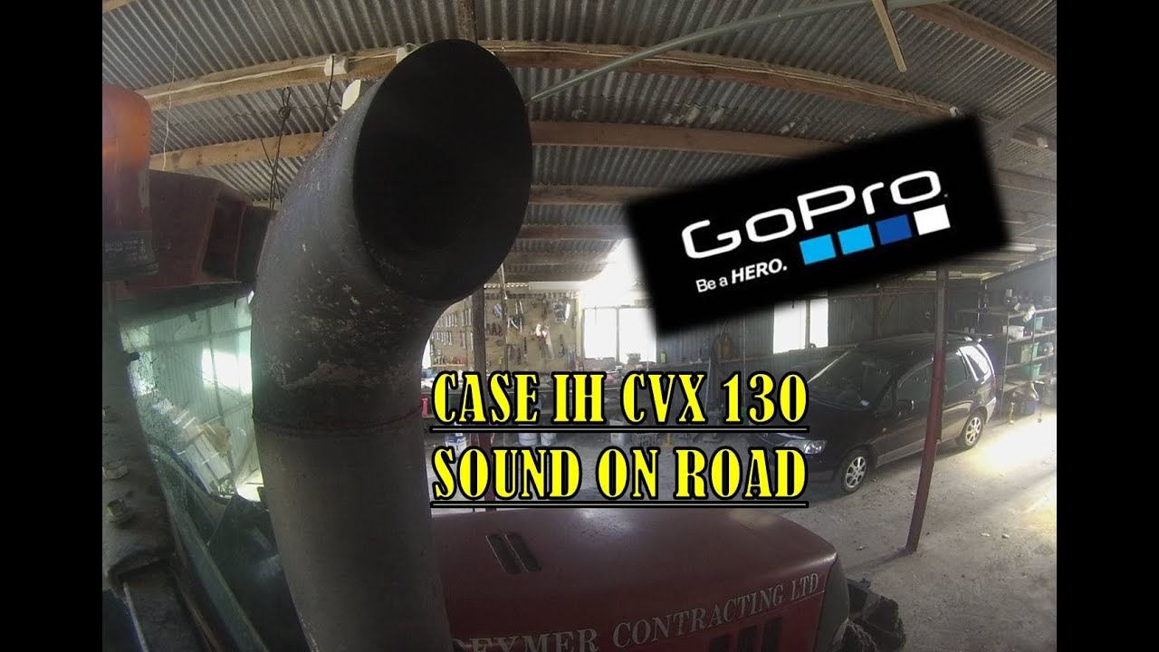 Case IH CVX SOUND GoPro on road
