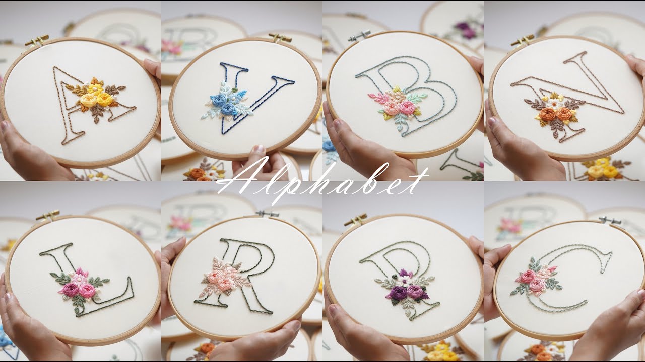 New Alphabet Design with PDF patterns (A-Z)/Beginner friendly