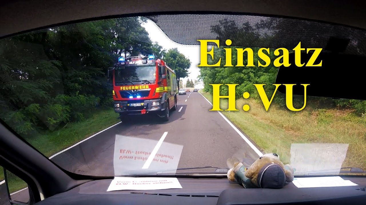 [E] Einsatzfahrt im ELW zum Verkehrsunfall – falscher Einsatzort gemeldet