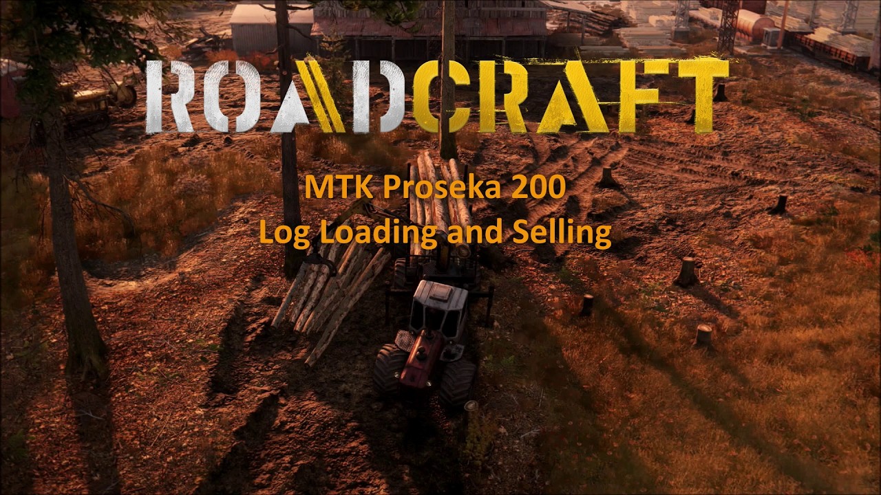 Log Forwarder Loading (No HUD) | MTK Proseka 200 Log Forwarder | Roadcraft