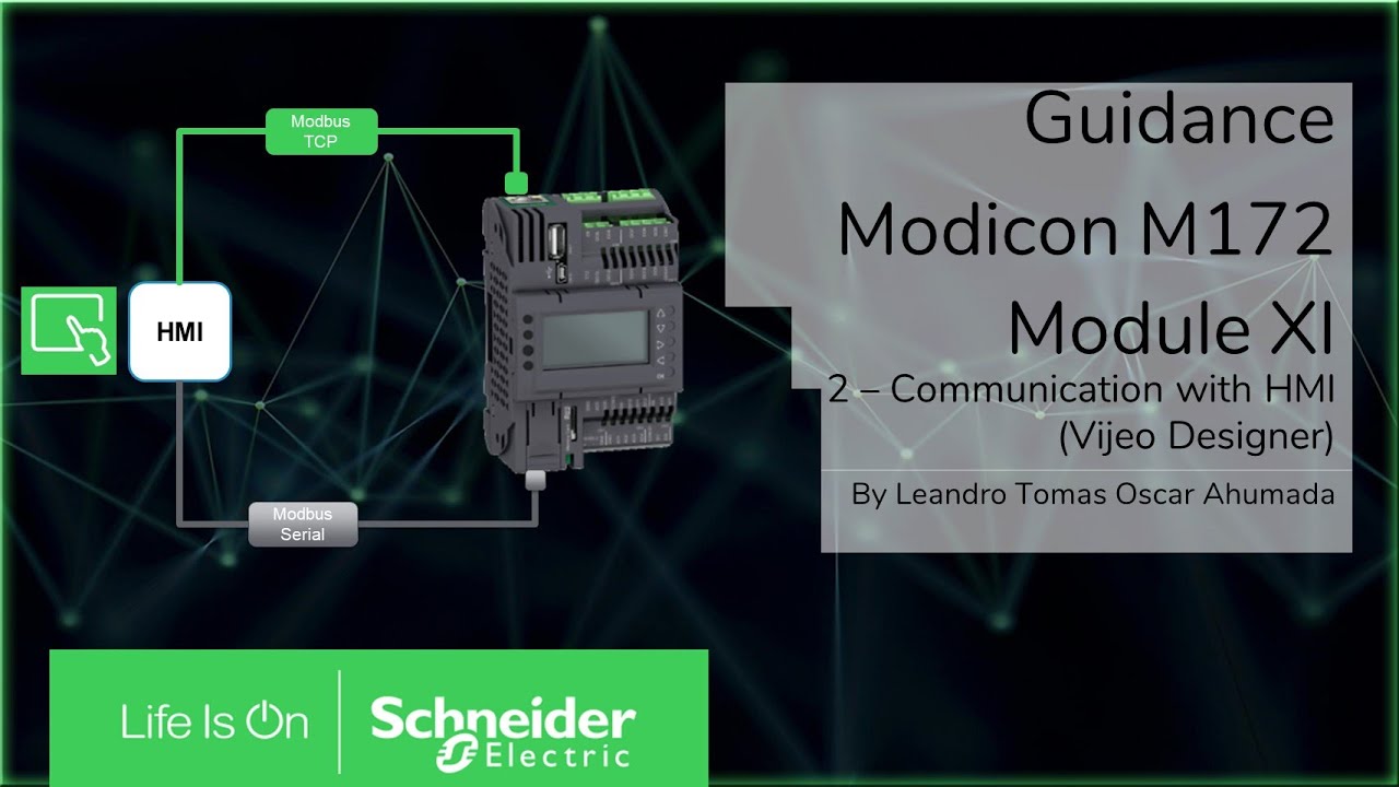 Training M172 - M11.1 Communication between HMI (Vijeo Designer) with M172