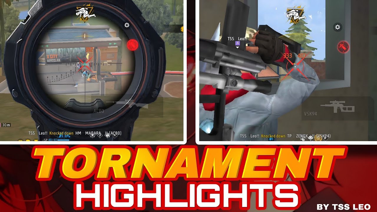 FREE FIRE TOURNAMENT HIGHLIGHTS 🔥 BY TSS LEO 