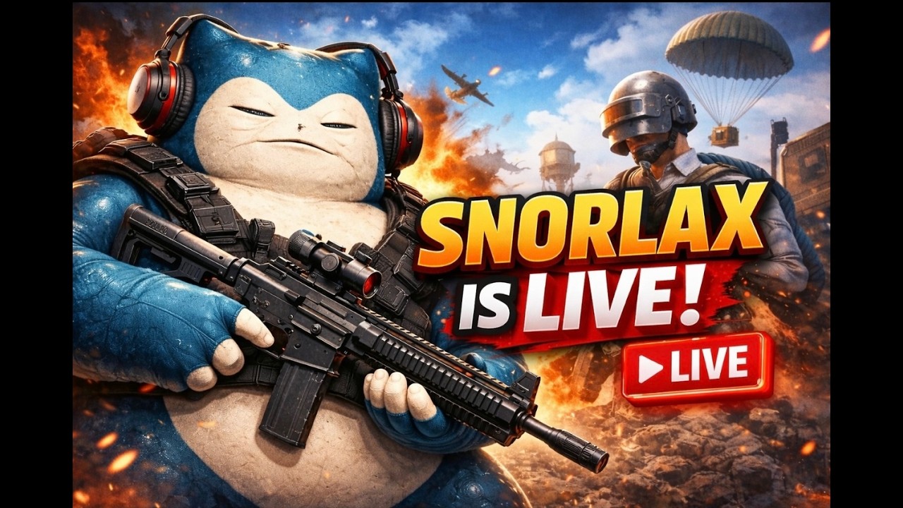 KYA AJJ DOMINATOR HOGA | SNORLAX IS LIVE | #bgmi #shorts #funny