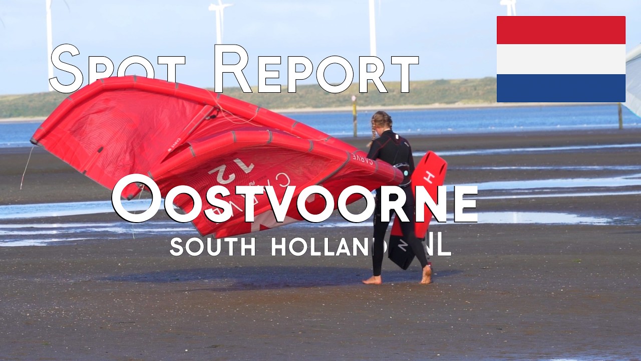 Spot-Report: Oostvoorne, Autostrand, Niederlande. Kitesurfen, Kite-Camp, Flachwasser, LKN