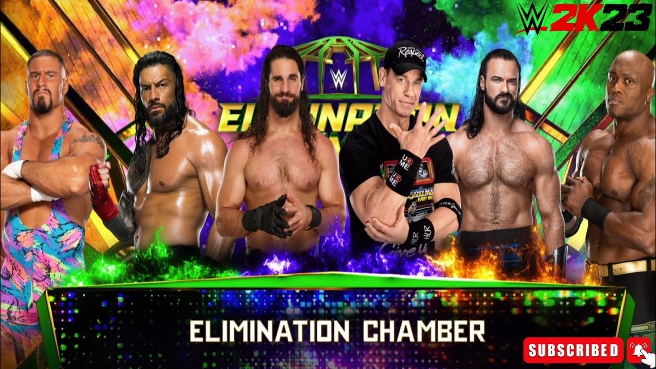 🔥 WWE 2K23 ELIMINATION CHAMBER Match | Seth Rollins, Roman Reigns, John Cena & More