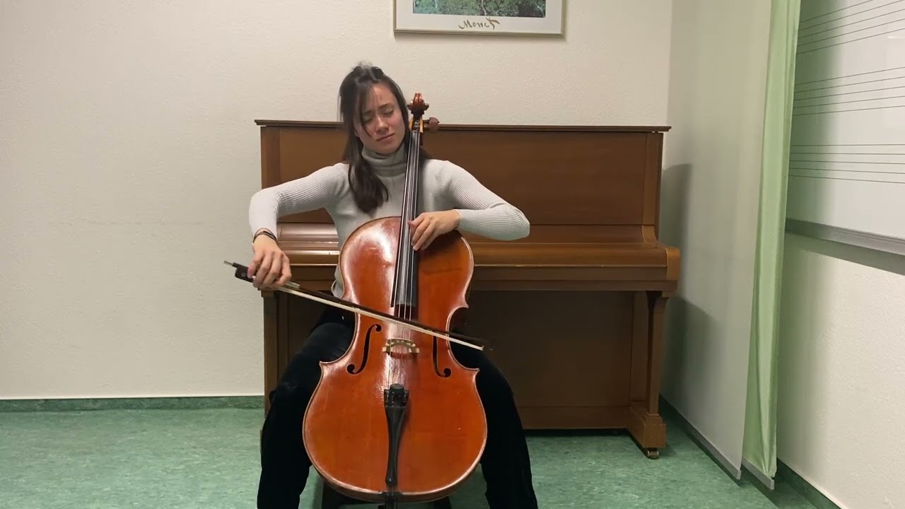 E.Ysaÿe- Cello Sonata in C minor. 1st movement Ophélie G.