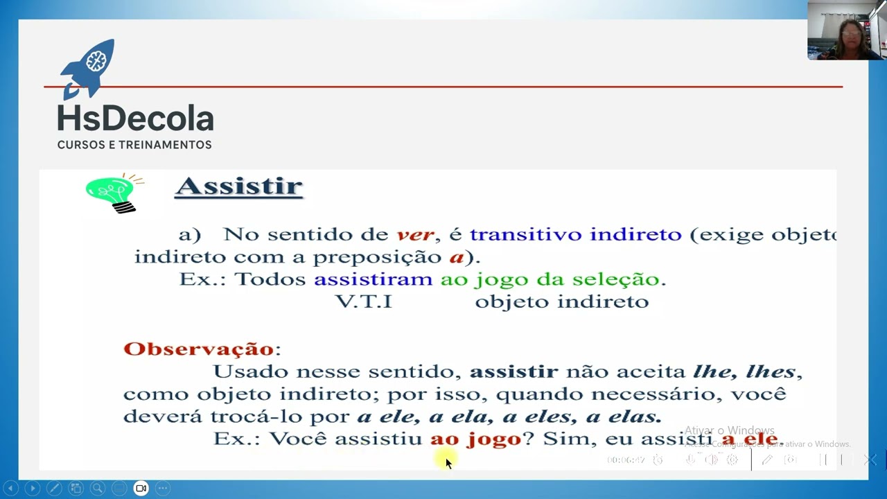 REGÊNCIA VERBAL E NOMINAL
