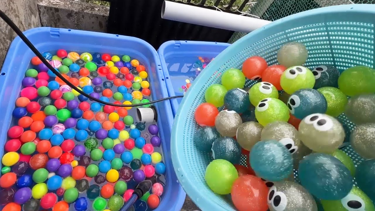 Marble Run☆ ASMR of Water and Art☆Healing Sounds and Specialty Ball Rolling