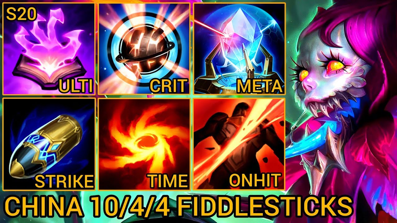 Country 8 Challenger Fiddlesticks Jungle 10/4/4 - China Wild Rift New Meta Build & Runes By Tiarty