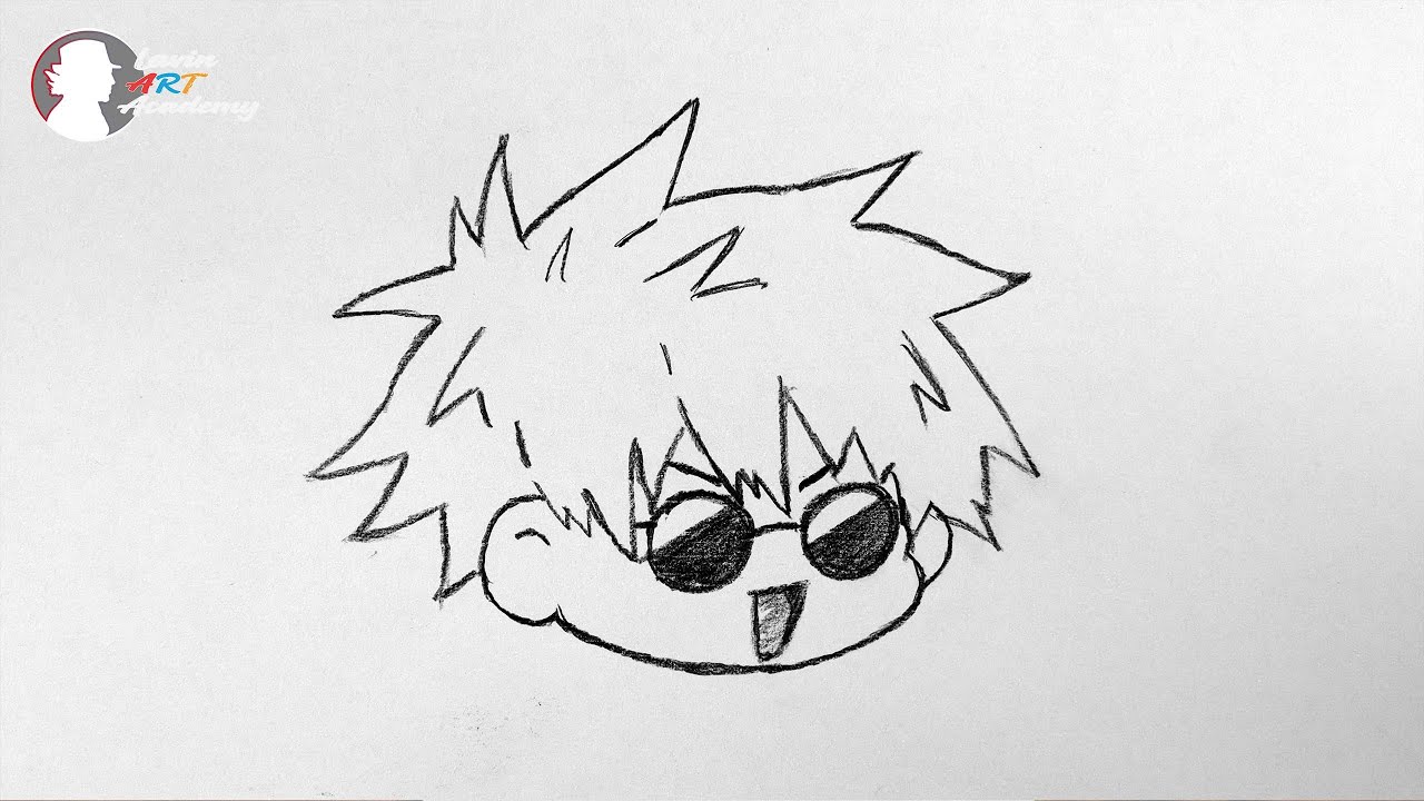 How to draw Gojo Satoru Chibi from Jujutsu Kaisen