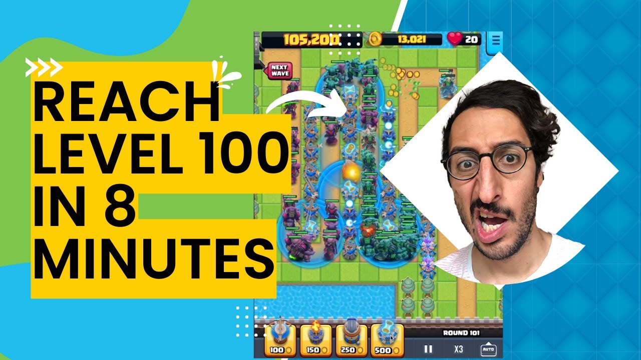 Endless Siege : Fastest way to level 100