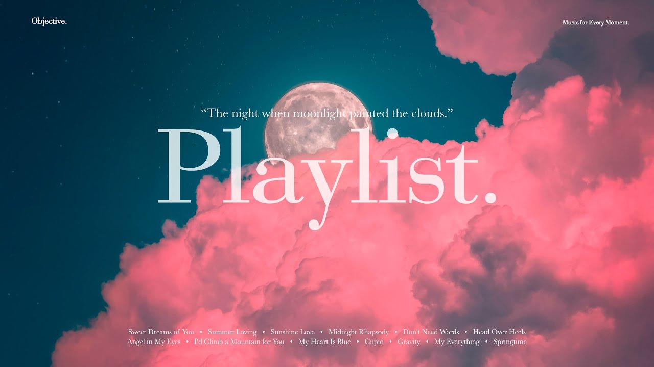 [Playlist] 달빛이 구름을 물들이는 밤 🌔｜ 공부할때 듣기 좋은 팝송 모음