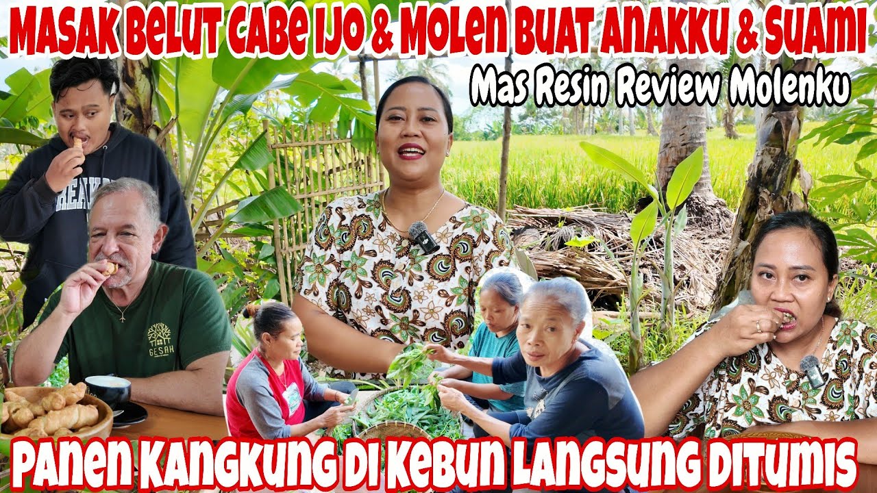MASAK BELUT CABE IJO KEMANGI,TUMIS KANGKUNG DAN MOLEN‼️SPECIAL BUAT ANAK LANANG & SUAMI~SUAMI KALAP