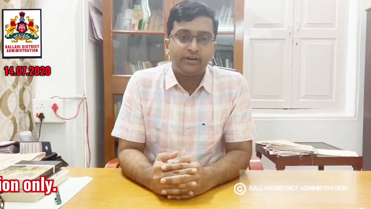 SS NAKUL, DEPUTY COMMISSIONER , BALLARI sharing clarity on lockdown rumours and fake news about it.