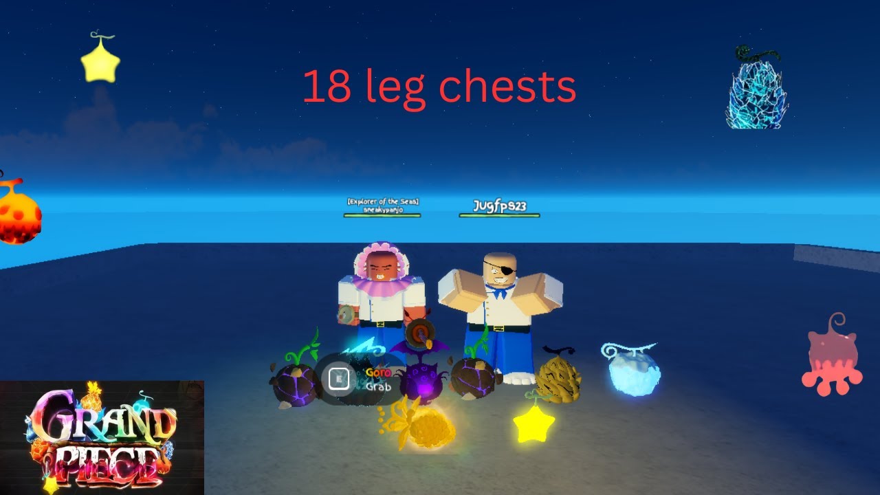 opening 18 leg chests in GPO + pika giveaway (insane luck?)