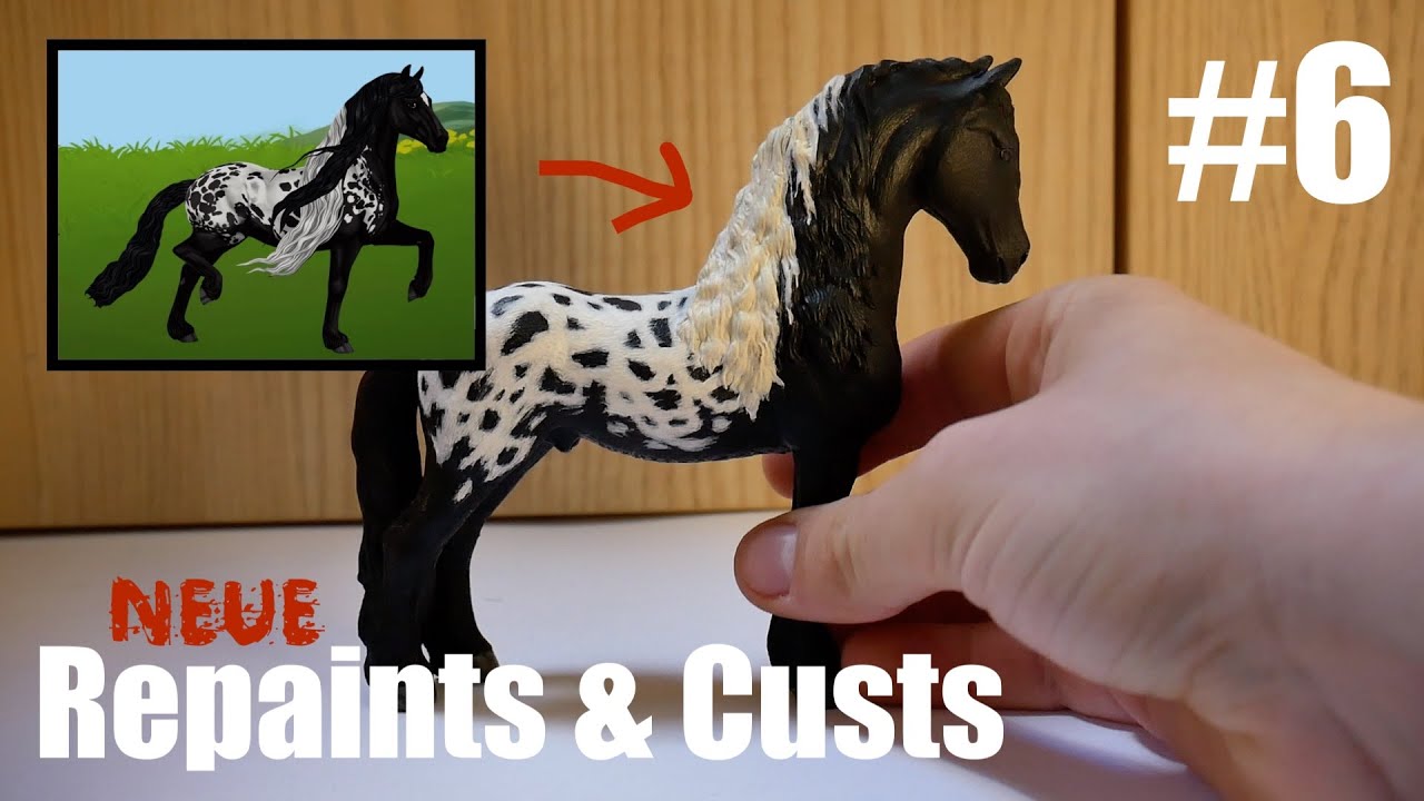 REPAINT UPDATE #6 Custs, Repaints und Aufträge (Schleich Pferde Video)