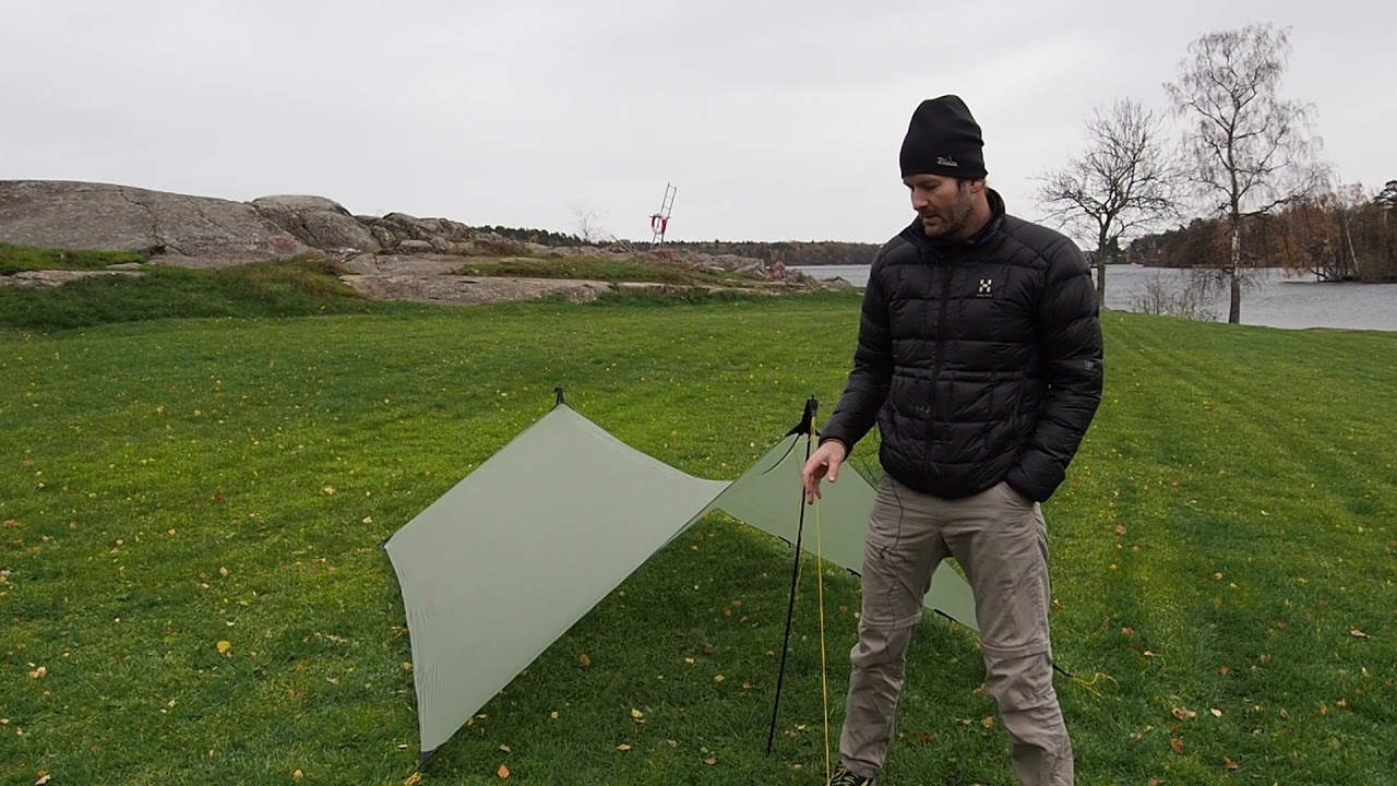 The Gossamer Gear Twinn Tarp demonstration