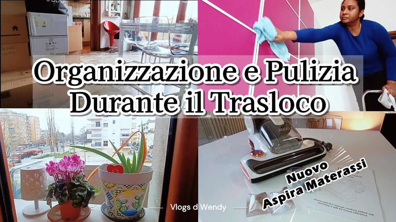 Come Organizzo I Vestiti Per Il Trasloco | Addio Cameretta Dopo 14 Anni | Pulizia con JIGOO T600