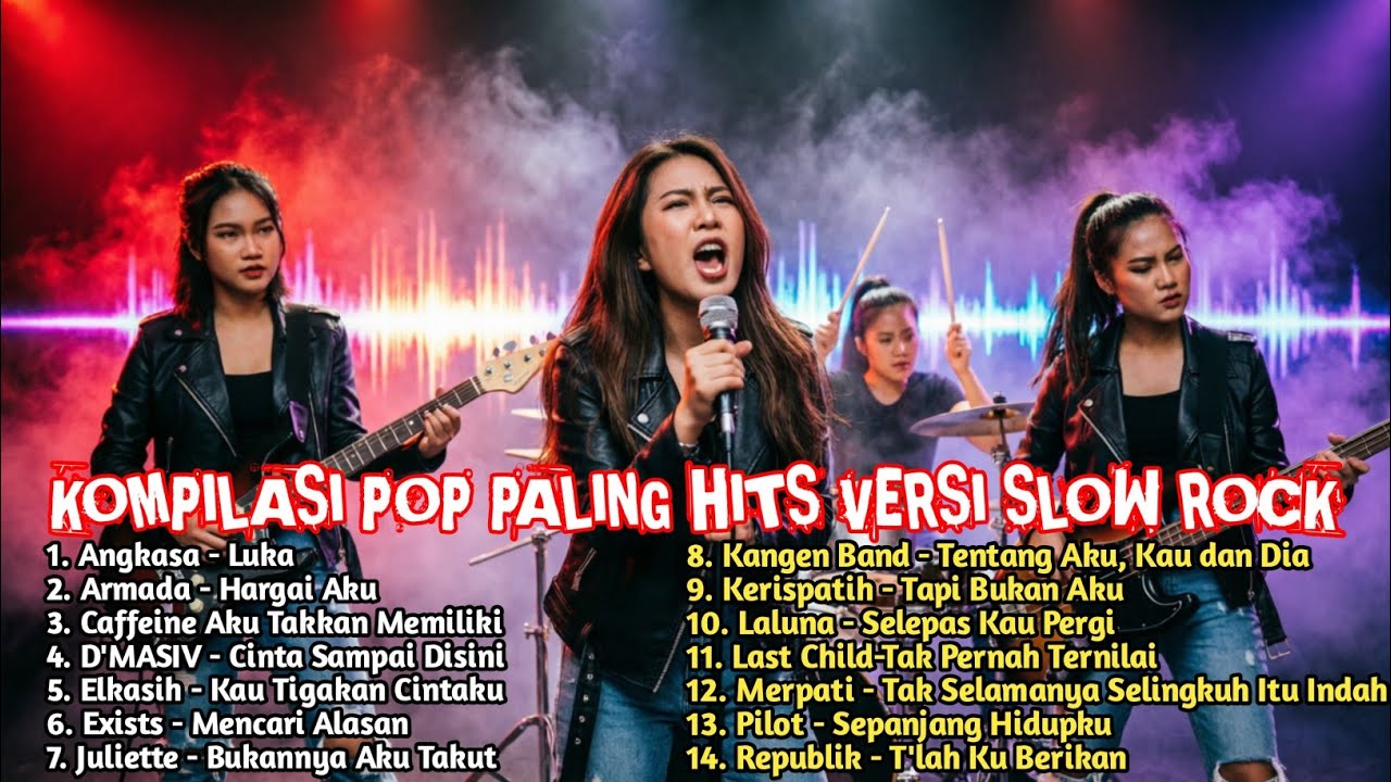Full Album - Full video | Cover pop paling enak slow rock version. By GGStudio