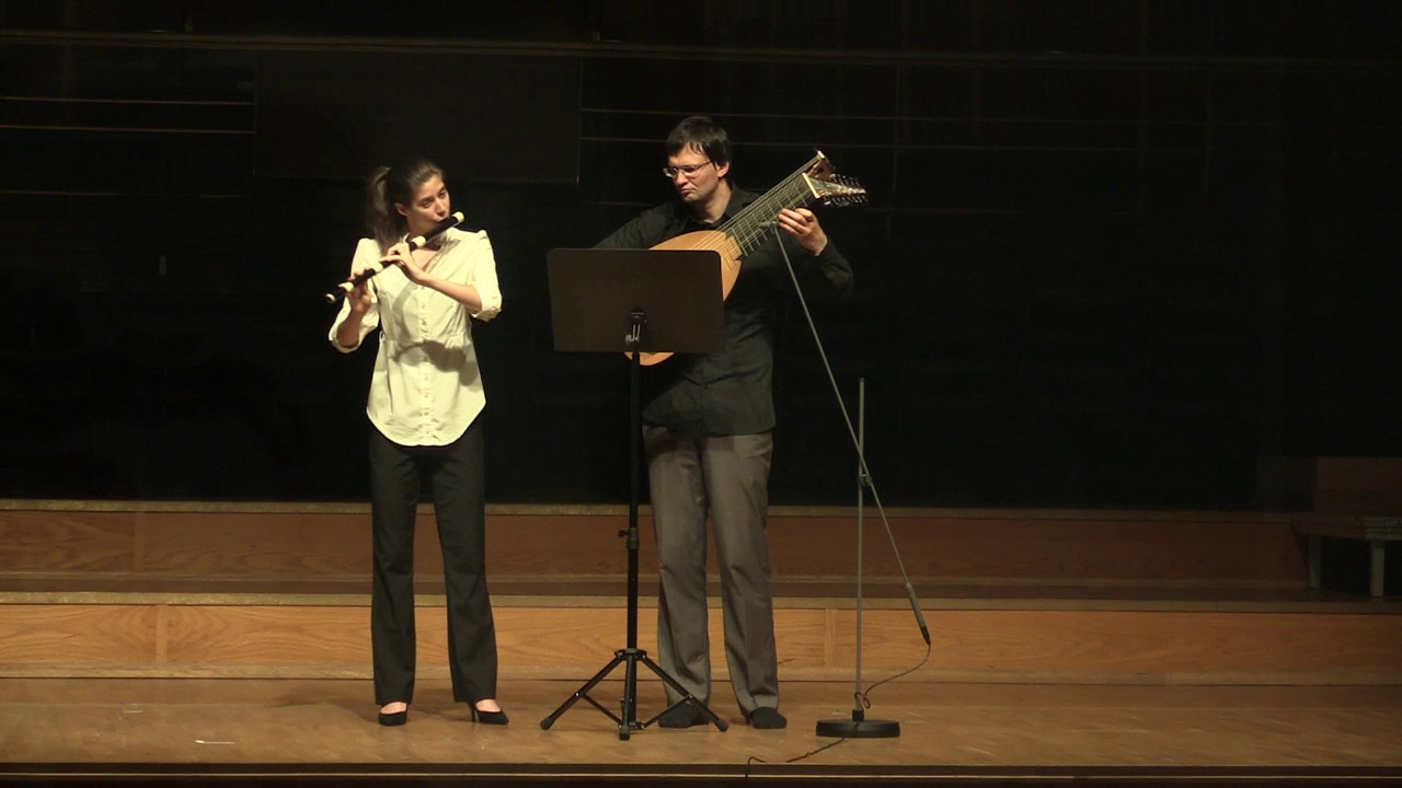 John Dowland (1563 - 1626) — Flow my tears (for flute and lute)
