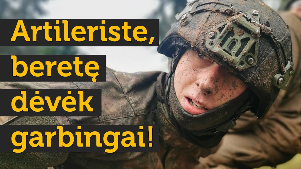 Jaunieji kariuomenės artileristai įveikė &bdquo;&Scaron;lovės taką&ldquo;