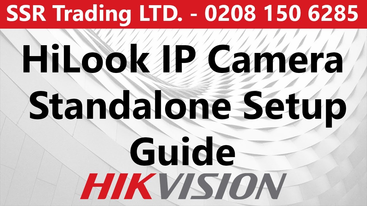 HiLook 8MP IP Camera Standalone Setup with Micro SD Card and PoE Switch