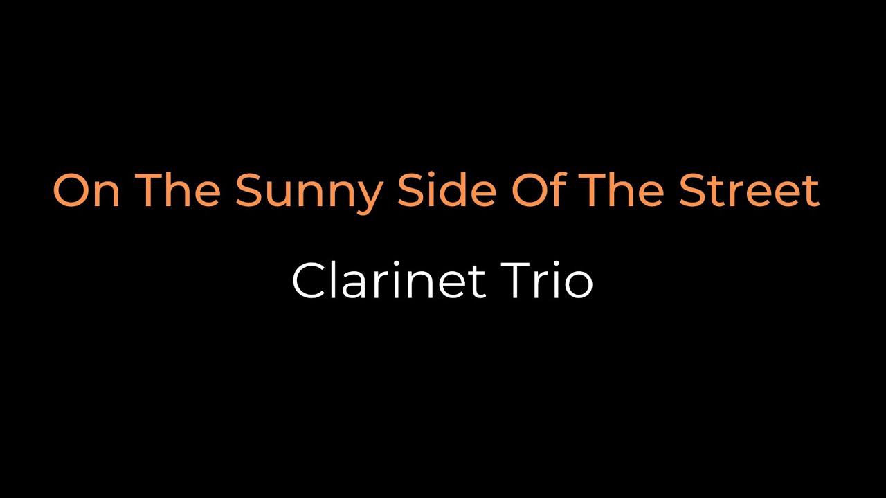Clarinet Trio: 