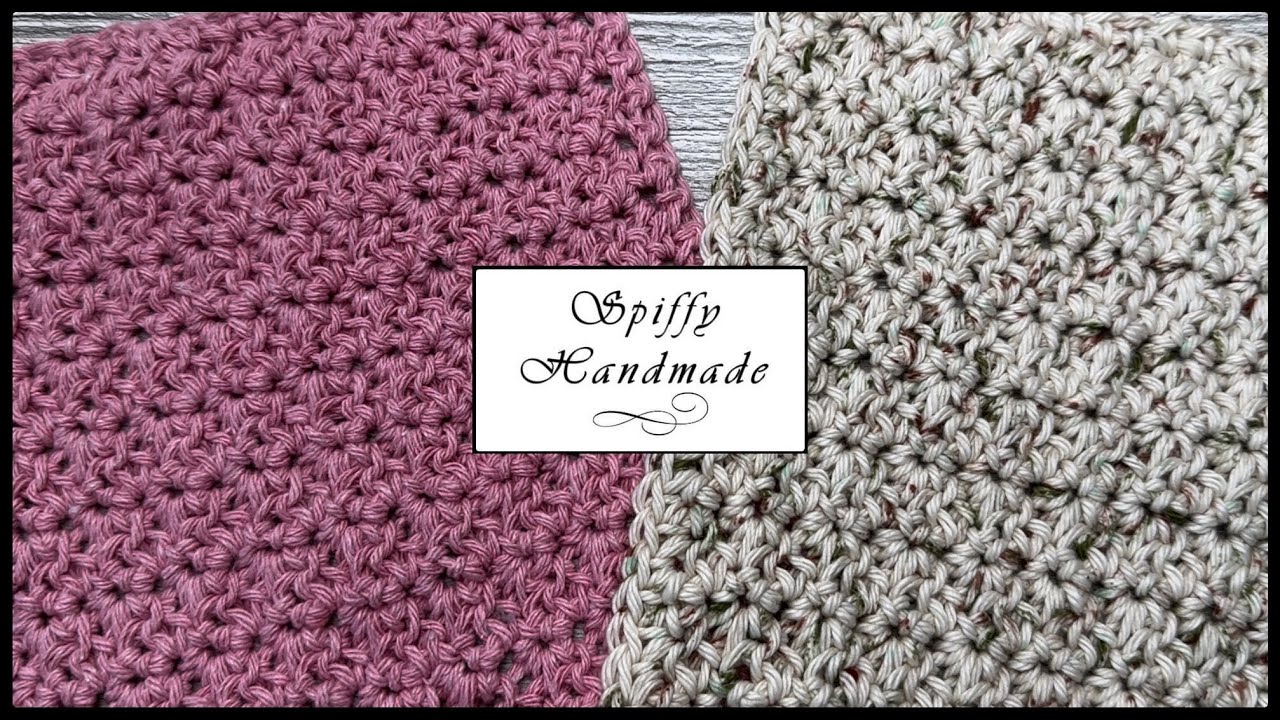 Textured Daisy Stitch January 2024 #payingitforwardfriday stitch flat dishcloth scarf blanket, sc st