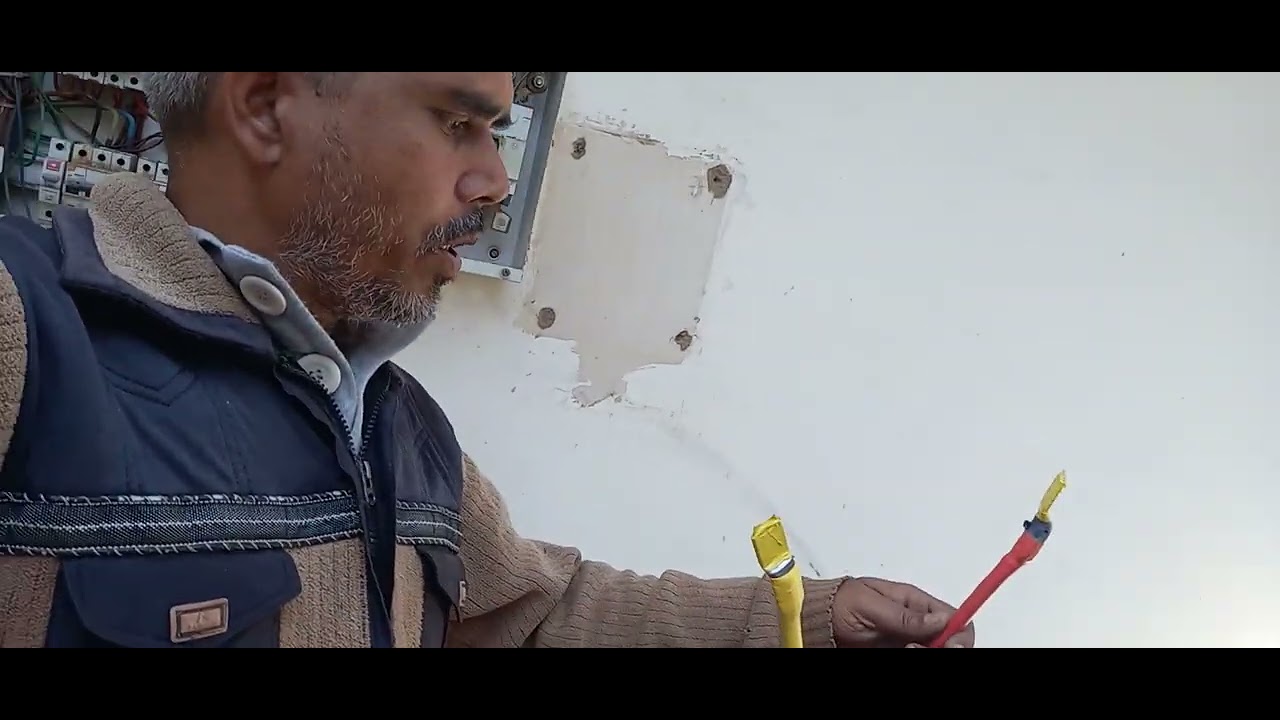 Cable ka Karya 25 square mm teenon face Mein slip dalkar