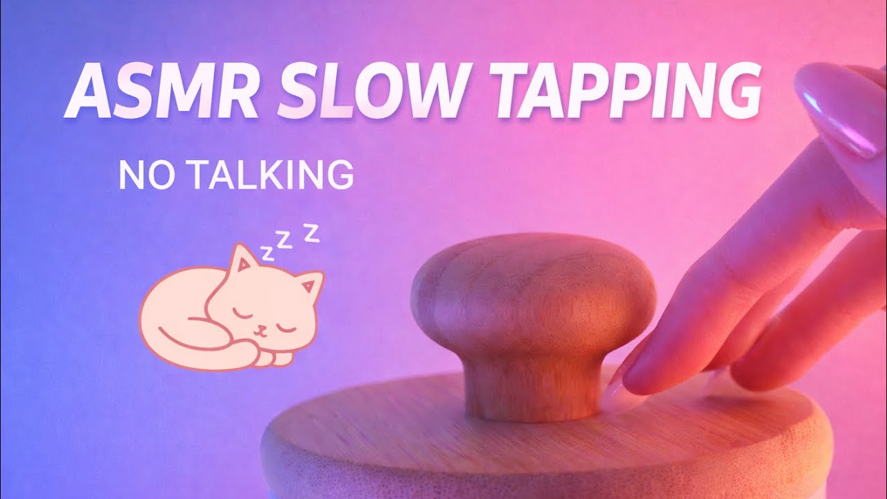 ASMR FAKE NAILS TAPPING 😴| No talking | Triggers For Sleep 