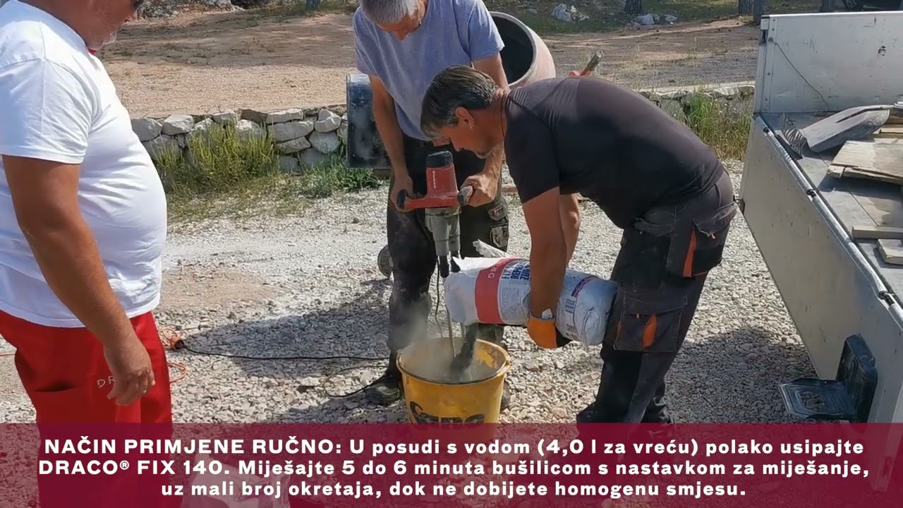 SANACIJA RIVE - DRACO FIX 140