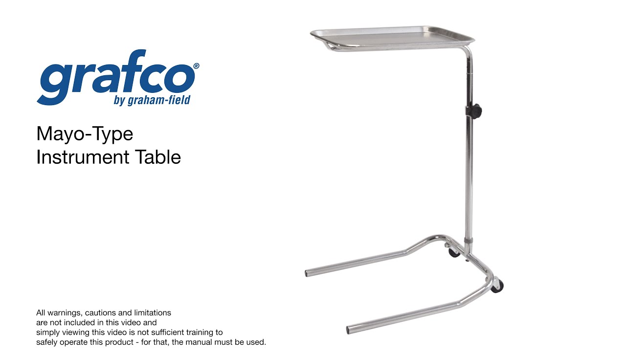 Grafco&reg; Mayo-Type Instrument Table
