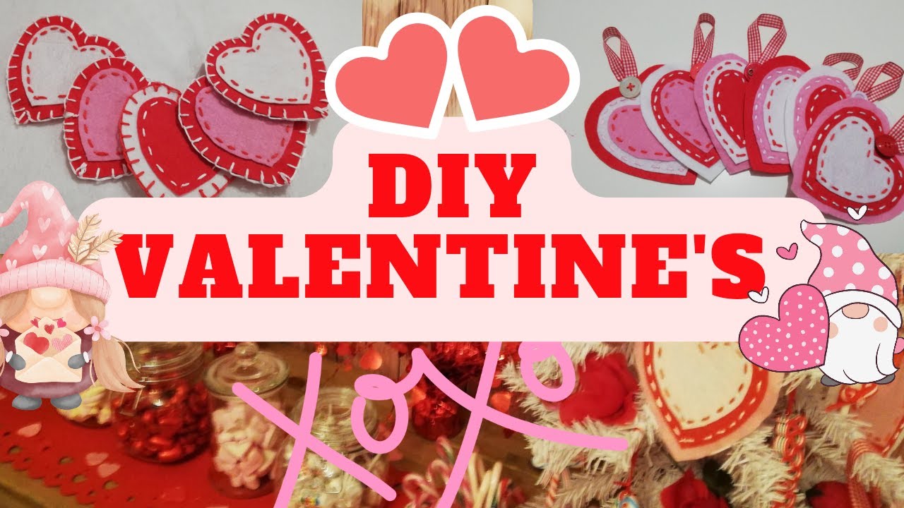 Valentines DIY decor 2026. Valentines craft inspiration. 