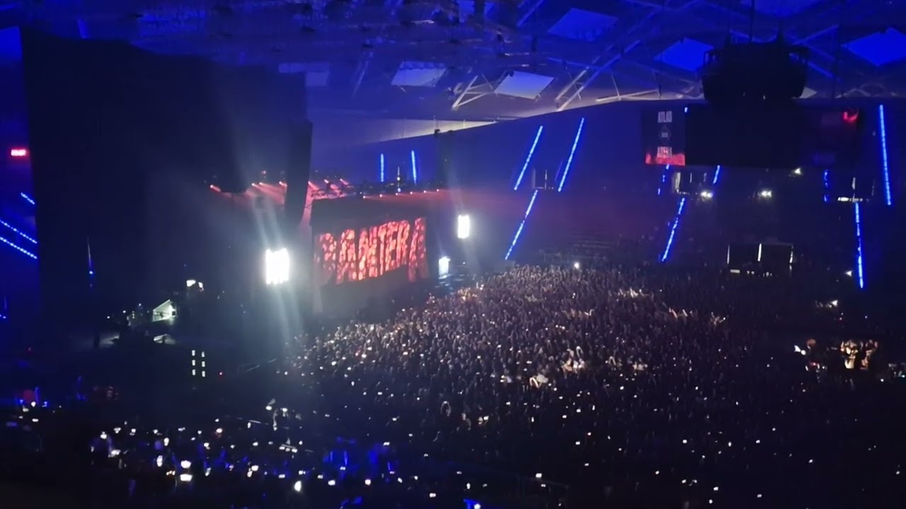 Pantera 05.06.2023 Ł&oacute;dź, Atlas Arena, Polska, rozpoczęcie koncertu