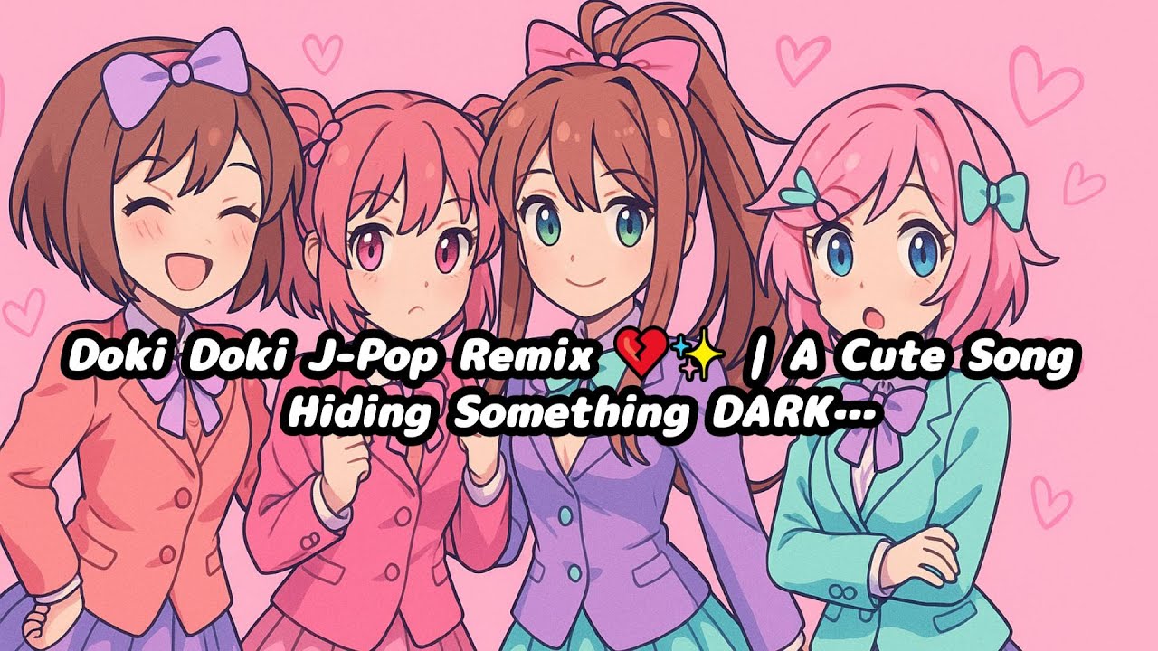Doki Doki J-Pop Remix 💔✨ | A Cute Song Hiding Something DARK&hellip;
