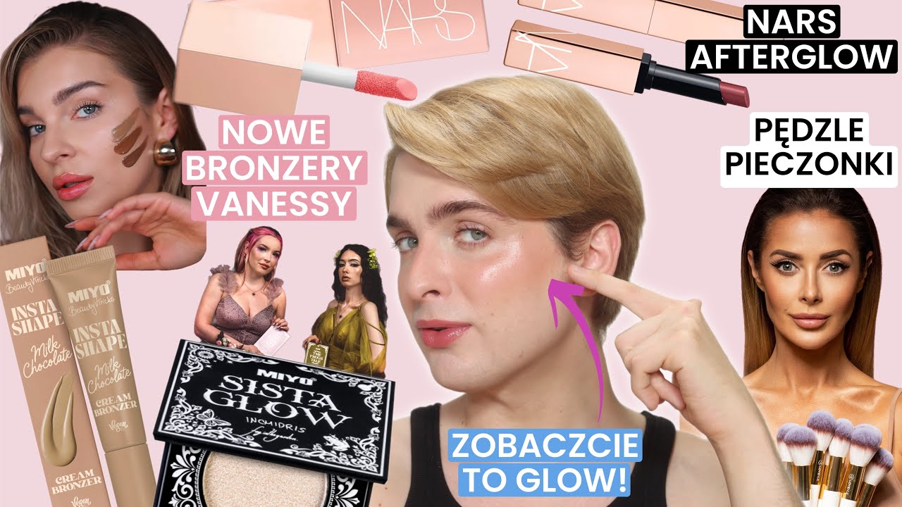 Miyo i Vanessa mają nowe bronzery! Pobawmy się Afterglow od Nars! + Sista Glow i pędzle Pieczonki!