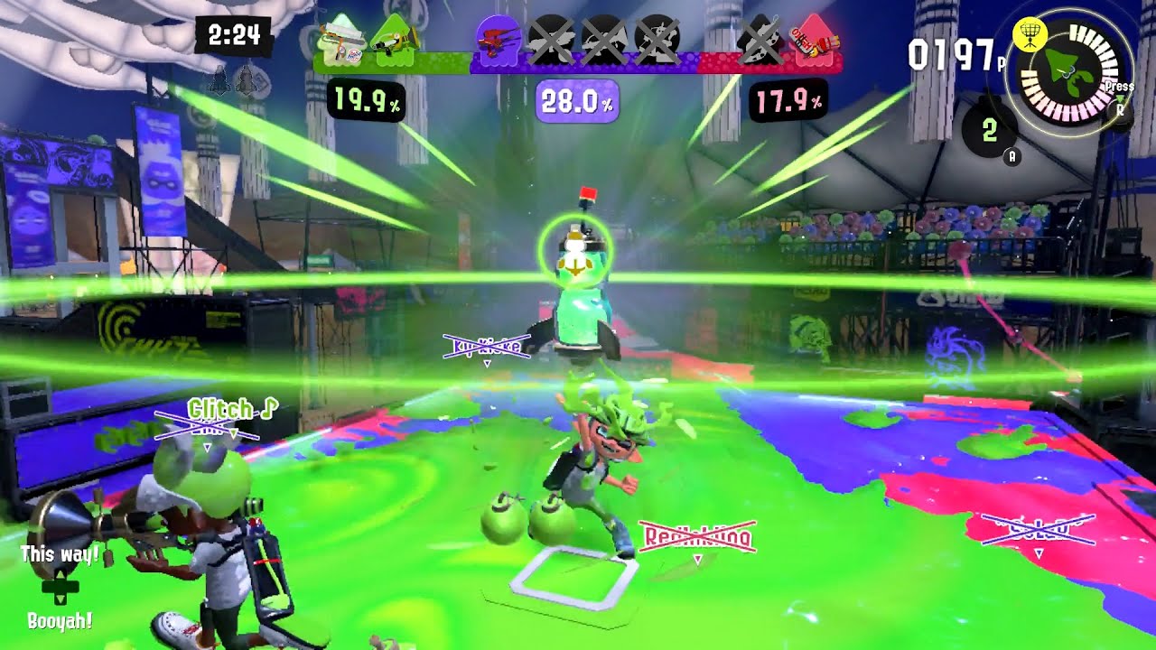 Splatoon 3 Grand Fest (Team Future) - Tricolor Turf War! Attacking Team Present!