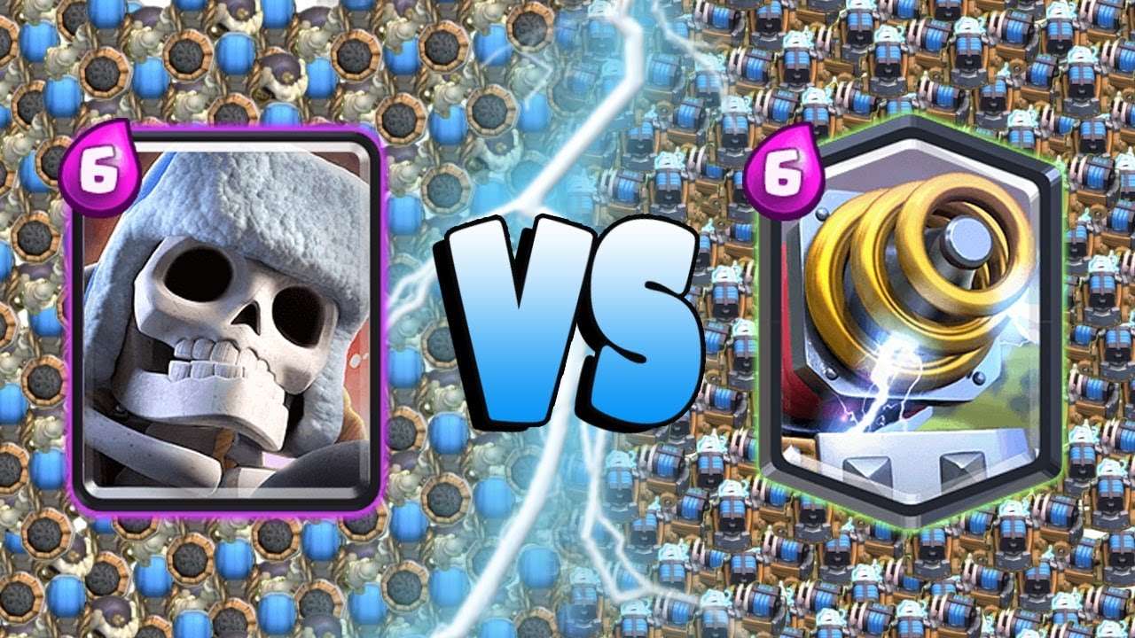 GIANT SKELETON 🆚 SPARKY (2023) - Clash Royale Challenge #500