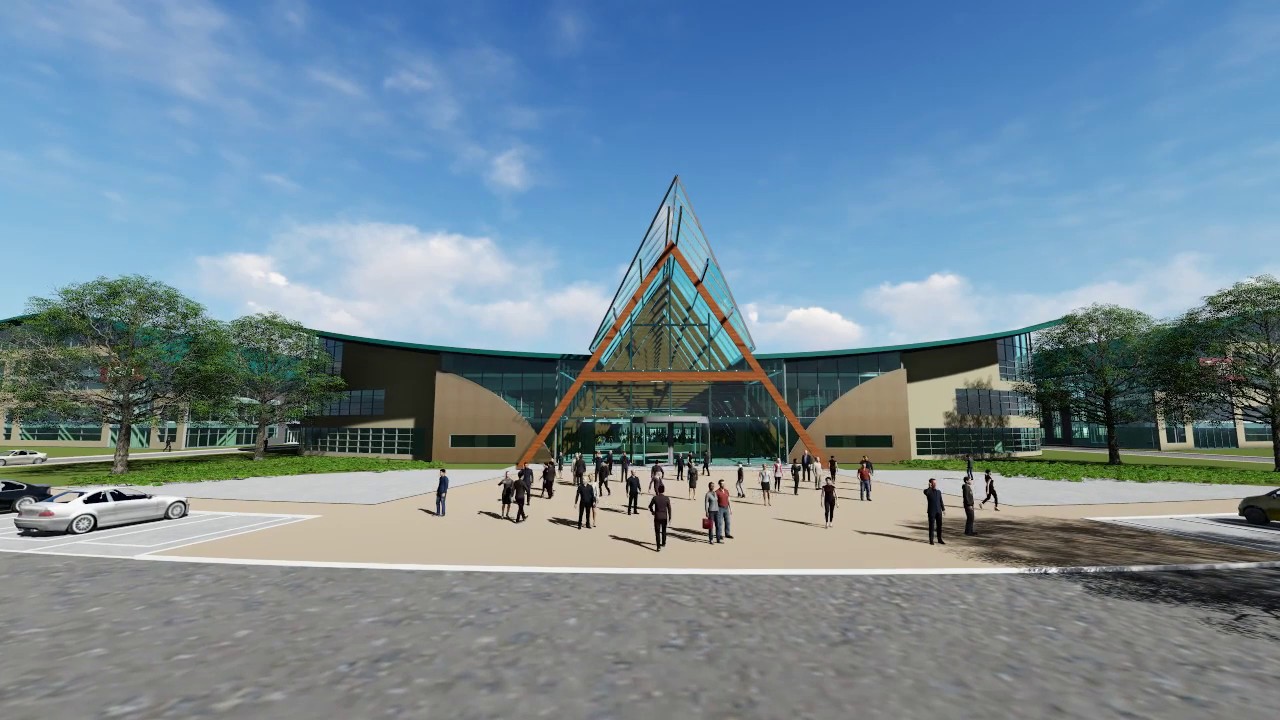 Samlesbury Enterprise Zone fly-through
