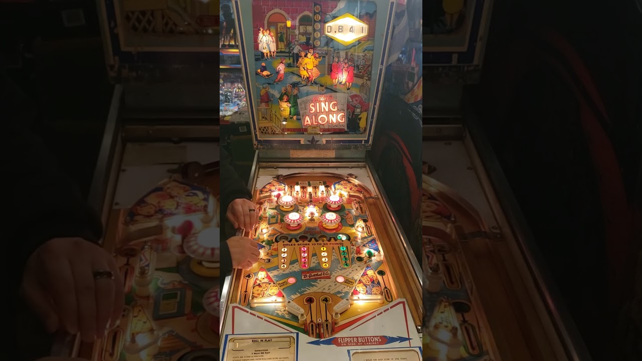 A quick rundown of Sing a Long pinball by Gottlieb