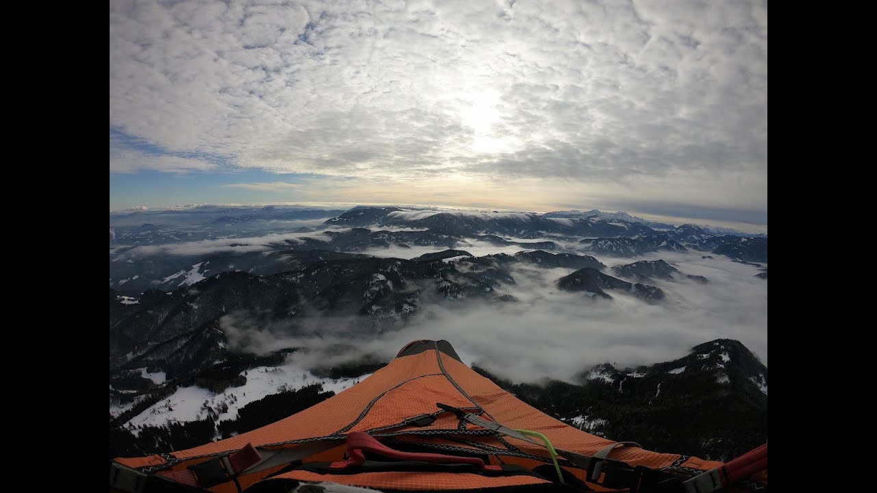 GREMO V LUFT zima-pomlad 2023 jadralno padalstvo in zimski vzponi v Kamniško Savinjske alpe.