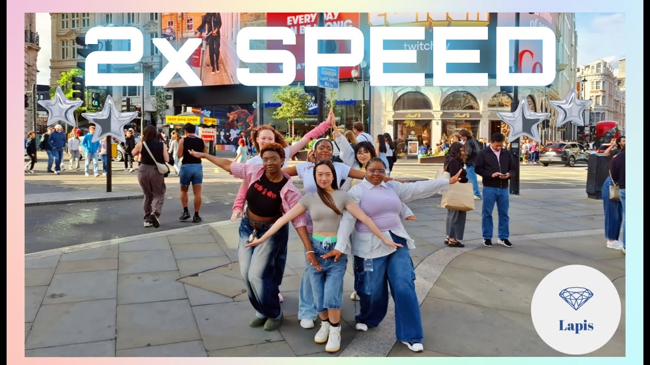 JPOP IN PUBLIC LONDON | X2 SPEED CHALLENGE]  SHOOTING STAR - XG | [LAPIS DANCE CHALLENGE]