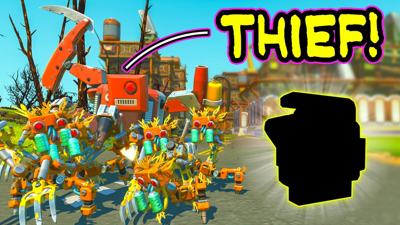 Мы украли «НЕОБЫЧНЫЙ ОБЪЕКТ» из Scrap City! (Scrap Mechanic Raft Co-op Ep. 9)