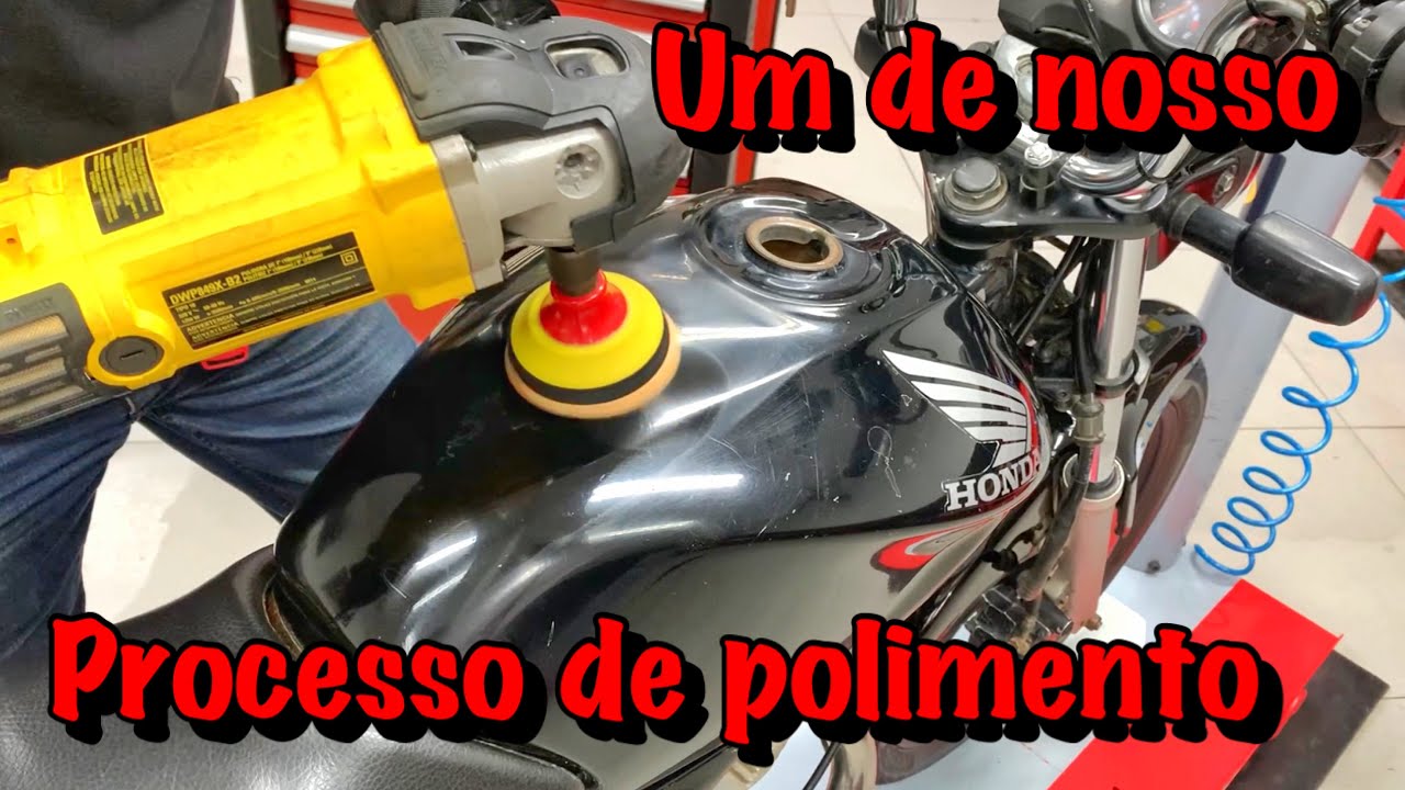 COMO FIZEMOS O POLIMENTO DESTA TITAN 2008 PRETA