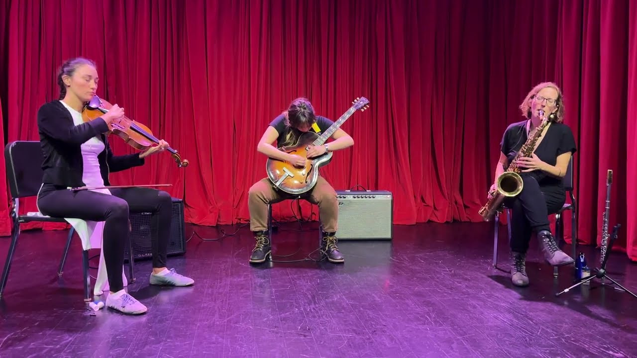 Wendy Eisenberg, Joanna Mattrey, Anna Webber - at The Stone - October 26 2022