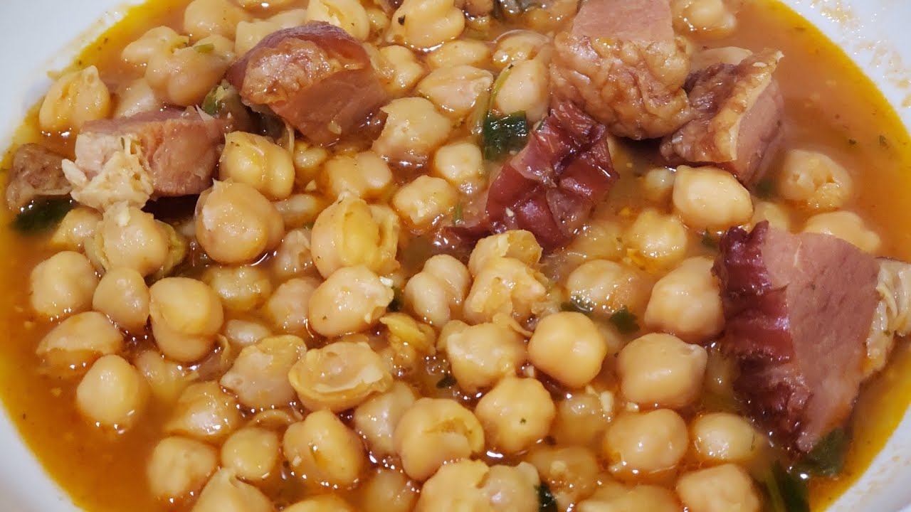 Potaje de garbanzos cubanos receta /saily channel