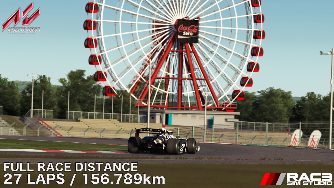 Assetto Corsa | Formula RSS Supreme 2025 | #SuperFormula 2025 Rd.11 Suzuka | Full Race Lap Sim