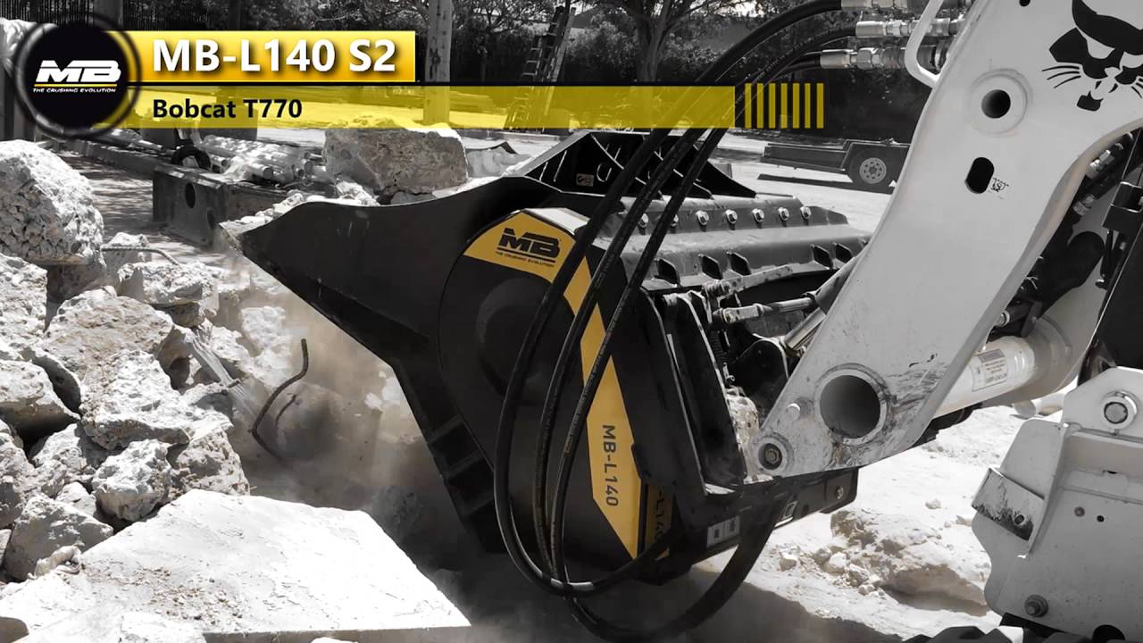 MB-L140 Crushing Reinforced & Non-Reinforced Concrete