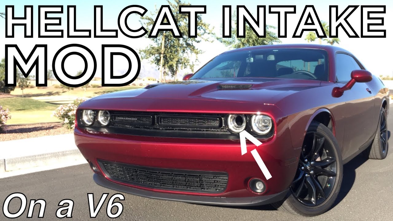 aFe HELLCAT Headlight Intake Tube Install on My 2017 Dodge Challenger V6