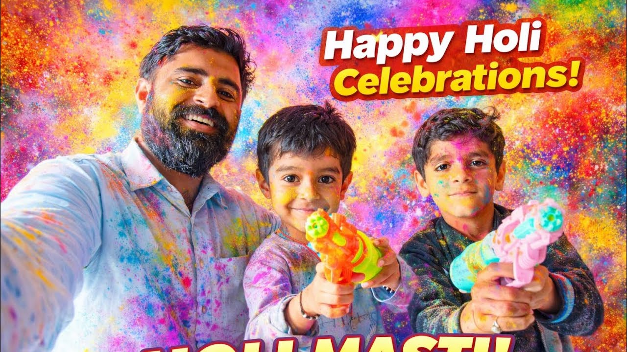 Happy Holi Today Vlog